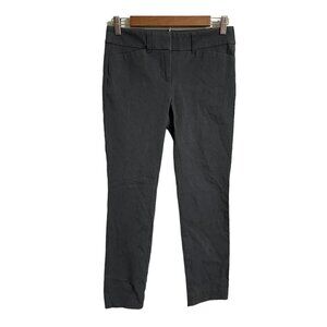 Ann Taylor LOFT Womens Gray Modern Ankle Skinny Trouser Pants Size 0 Petite